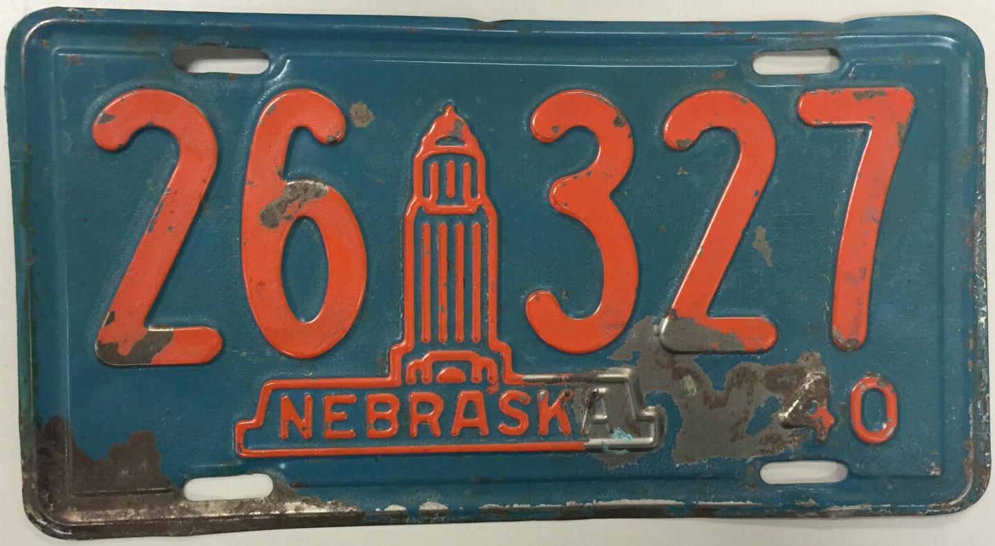 1940 license plate